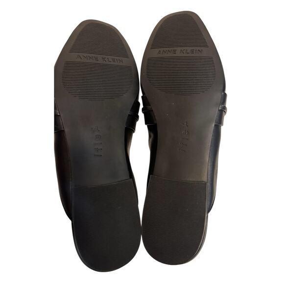 Anne Klein Black Mule Slip on Slides-NWB - Picture 2 of 4
